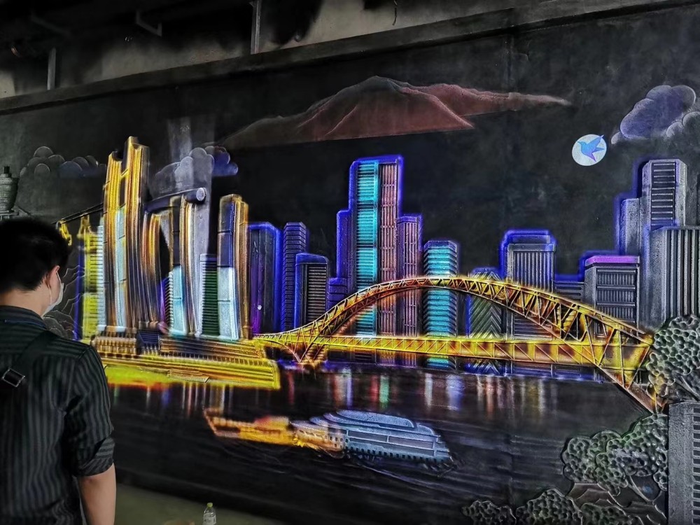 重慶渝北鑄鋁彩繪浮雕