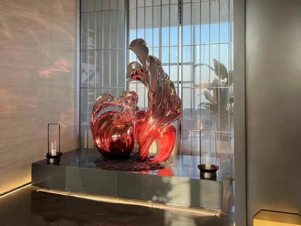 地產(chǎn)不銹鋼鏡面雕塑