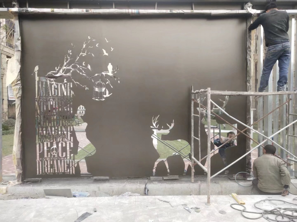 四川樂山邦泰冰河灣地產(chǎn)景觀小品